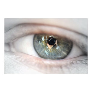 Eye-Macro von Shirley Taylor Fotodruck