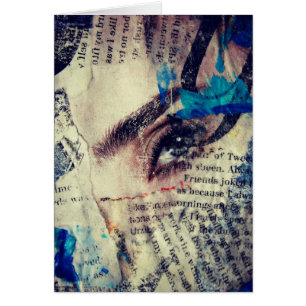 Eye Mixed Media Collage