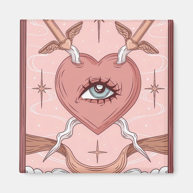 Eye of heart  magnet (Vorne)