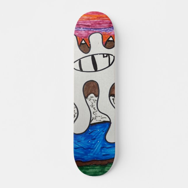 Eye of Horus Alien Planet Skateboard Deck (Devant)