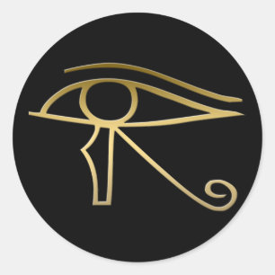 Eye of Horus Runder Aufkleber