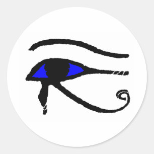 Eye_of_Horus Runder Aufkleber