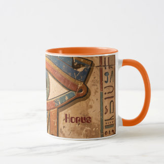 Eye of Horus with Hieroglyphs Custom Spiritual  Tasse