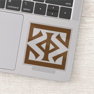 Eye of Sauron Square Icon Aufkleber