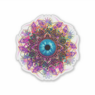 Eye of the Beholder Mandala - Aufkleber