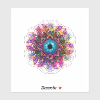 Eye of the Beholder Mandala - Sticker