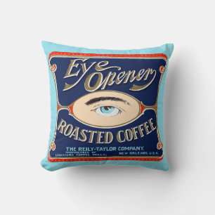 Eye Opener Röstkaffee Kissen Kissen