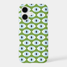 Eye Pattern iPhone-Hülle | Blattgrün