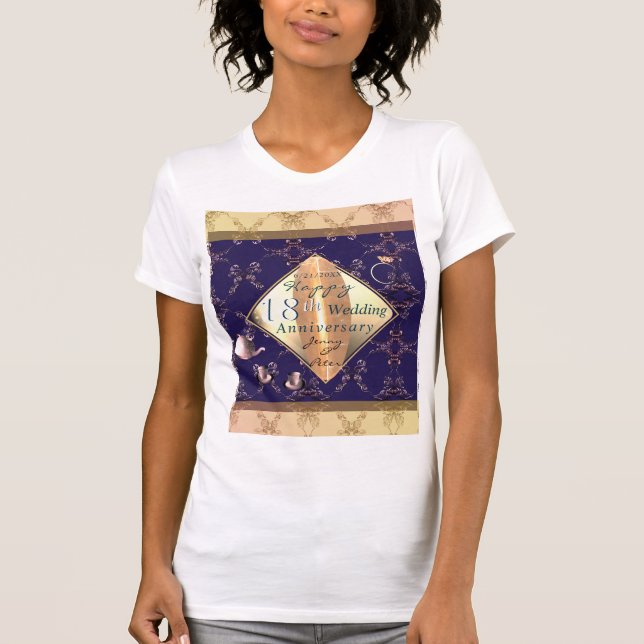 Eye & Porcelain Blue T - Shirt der Hochzeitskatze (Vorderseite)