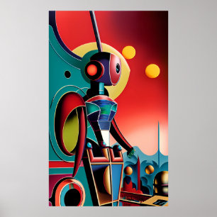 Eye Robot - Ken Gage Surreal Art Poster