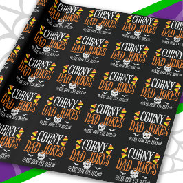 Eye Roll Joke Halloween Corny Vater Jokes Hallowee Geschenkpapier