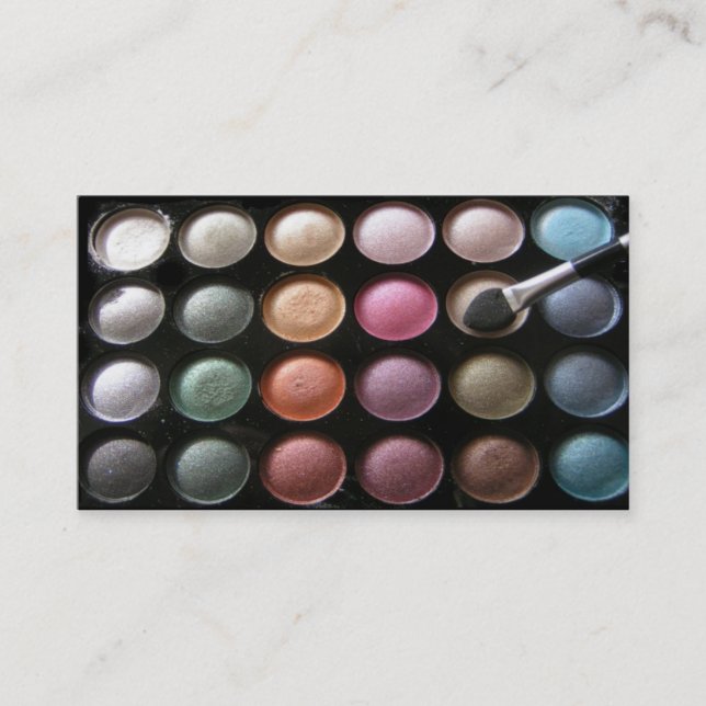 Eye Shadow Business Card Visitenkarte (Vorderseite)
