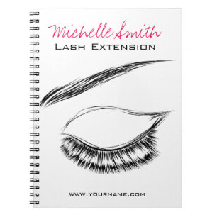 Eye Sketch Mascara Lash Extension Notizblock