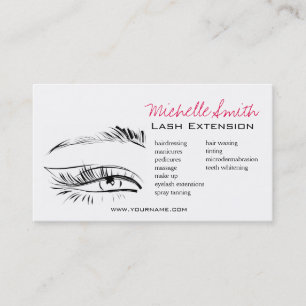 Eye Sketch Mascara Lash Extension Visitenkarte