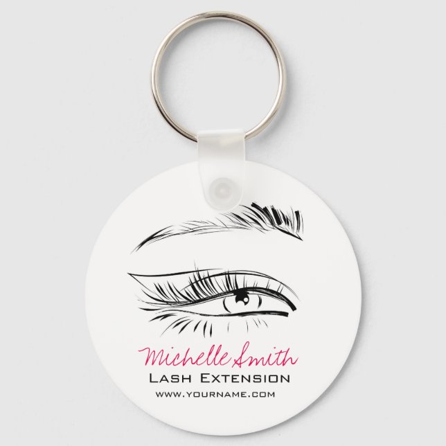 Eye Sketch Mascara Schlüsselanhänger (Vorderseite)