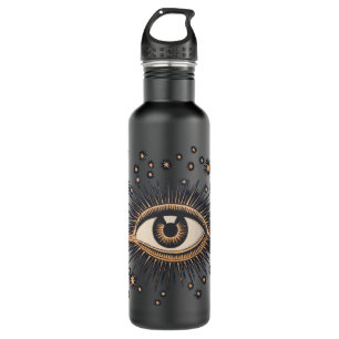 Eye Stars Moon Celestial Nouveau Trinkflasche