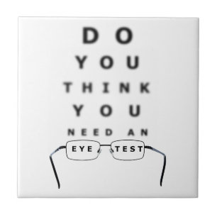 Eye Test Chart Fliese
