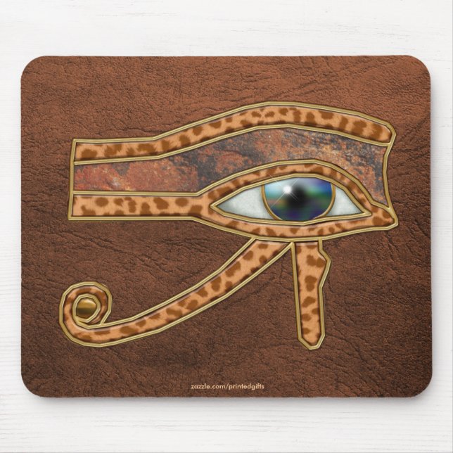 EYE VON HORUS, WADJET ägyptische Mousepad (Vorne)