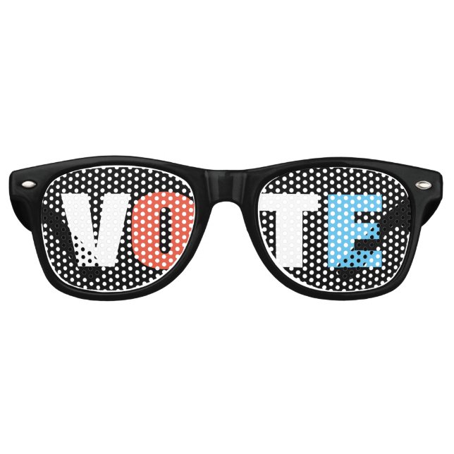 EYE Voter Retro Black Party Lunettes (Devant)