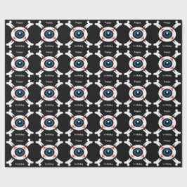 Eyeball-and-Crossbones Geschenkpapier