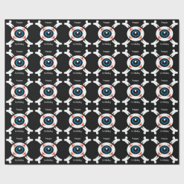 Eyeball-and-Crossbones Geschenkpapier