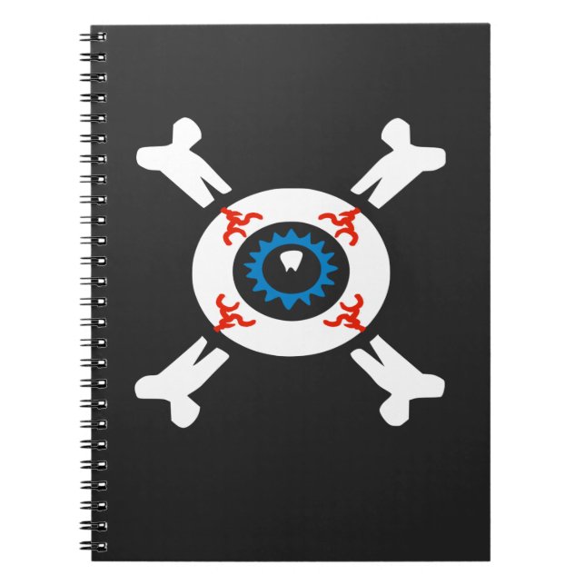 Eyeball-and-Crossbones Notizblock (Vorderseite)