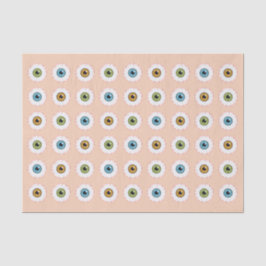 Eyeball Pattern Creepy Bloodshot Halloween Augen Seidenpapier