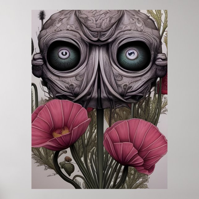 Eyeball Pflanze Poster (Vorne)