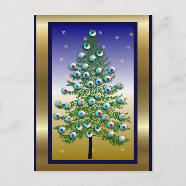 Eyeball Tree Postkarte (Vorderseite)