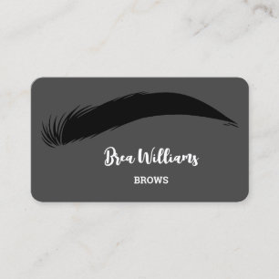 Eyebrow Brows Microblading Business Card Visitenkarte