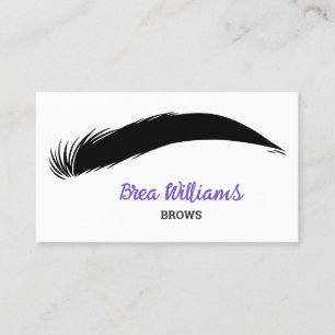 Eyebrow Brows Microblading Visitenkarte