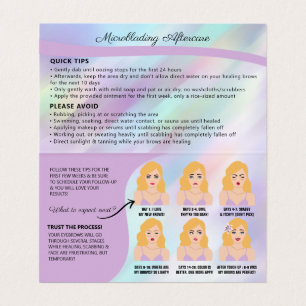 Eyebrow Microblading  Visitenkarten