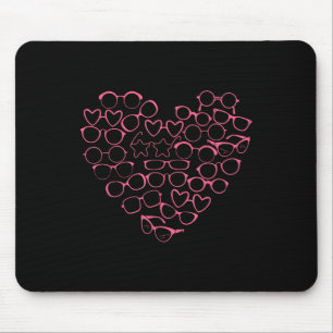 Eyegles Optometrie Symbole Herzschlösser Eye Doc Mousepad