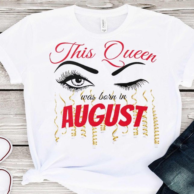 Eyelash Birthday Queen 18. | 21. | 30. | 40. T-Shirt (Von Creator hochgeladen)