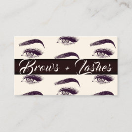 Eyelash Extensions Beauty Salon Business Card Visitenkarte