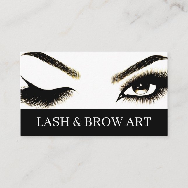 Eyelash Extensions Beauty Salon Wellness-Center Bu Visitenkarte (Vorderseite)