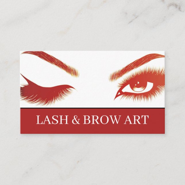 Eyelash Extensions Beauty Salon Wellness-Center Bu Visitenkarte (Vorderseite)