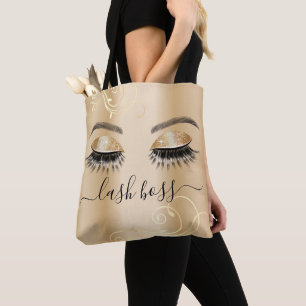 Eyelash Extensions Lash Boss Luxury Gold Tasche