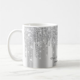 Eyelash Makeup Artist Bridal Sweet 16. Silber Kaffeetasse