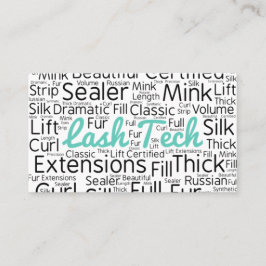 Eyelash-Techniker Visitenkarte