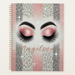 Eyelashes de Parties scintillant rose Glam