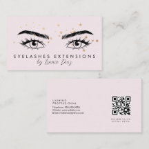 Eyelashes Extensions Salon Imitate Foil Stars Pink