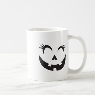 Eyelashes - Halloween Outfit Pumpkin Gesichtskostü Kaffeetasse