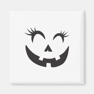 Eyelashes - Halloween Outfit Pumpkin Gesichtskostü Magnet