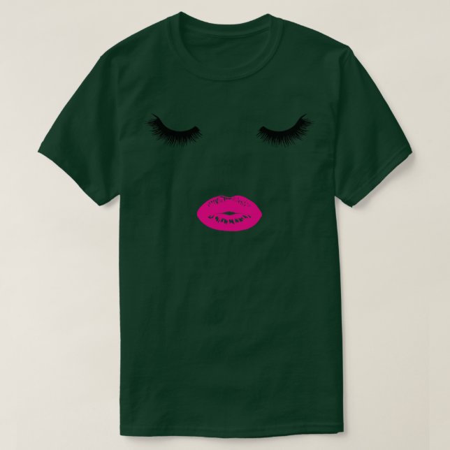 Eyelashes Lashes T-Shirt (Design vorne)