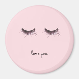 Eyelashes Liebe Magnet