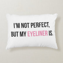 Eyeliner-Wurfs-Kissen