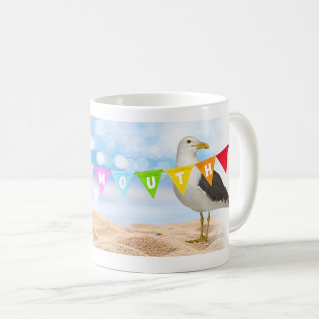 Eyemouth Bejagung mit Siegel und Seagull Kaffeetasse (VorderseiteRechts)