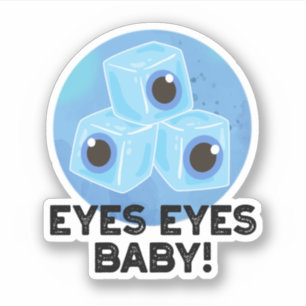 Eyes Eyes Baby Funny Ice Eyeballs Pub Aufkleber