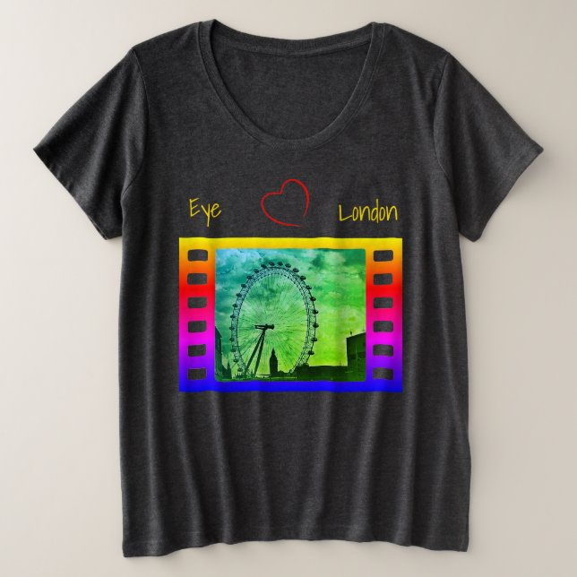Eyes for You London Colorful GB T - Shirt (Design vorne)